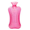 D3580 Bolsa de Água Quente Dedicada para Coluna Cervical com Injeção de Água, Massagem Pontilhada, Compressa Quente para Pescoço, Ombros e Pescoço, à Prova de Explosão, Uso Duplo para Quente e Frio, Enchimento de Água