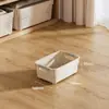 Cesta de Almacenamiento de Plástico Hogar Grande Gabinete Cesta de Almacenamiento para Artículos Varios Sala de Estar Caja de Almacenamiento para Snacks Juguetes Cesta de Almacenamiento para Dormitorio