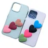 Adesivos de PVC Flexíveis Coleção Coração Acessórios DIY Acessórios para Carro Ímãs de Geladeira Acessórios Capa de Celular Adesivos 3D