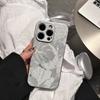 Funda de Cuero Fantasma para Teléfono Adecuada para Apple 16Promax Gama Alta Iphone15 Todo Incluido 14Pro Galvanizado 13P