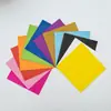 Venda Direta de Fábrica Multicor 33*33cm Papel Toalha Guardanapo Impresso em Cor Única Toalha Quadrada Colorida Papel Colorido Puro