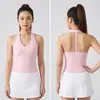 Sutiã Esportivo Feminino para Treinamento de Pilates, Sutiã com Gola Halter, Push-Up, Sustentação Lateral dos Seios, Top Regata Sutiã para Yoga para Usar por Cima
