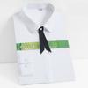 Camisa Nueva para Mujer Hecha de Fibra de Bambú, Antiarrugas, Amigable con la Piel, Suave, Transpirable, Tapeta Oculta, Camisa de Manga Larga, Ropa de Trabajo