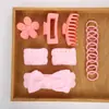 Faixas de Cabelo Macias, Acessórios de Cabeça, Gravatas Borboleta, Faixas Práticas para Lavar e Usar, Presilhas Grandes Multicor, Conjunto de Prendedores de Cabelo
