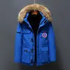 Elegante Chaqueta de Plumas Canada Goose Estilo Invierno 08 Expedición para Hombres y Mujeres Parejas Parka de Plumas de Pato Blanco Canadiense