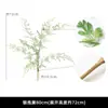 Hierba Sintética Plástica Tipo Helecho Hojas de Helecho Plantas Verdes Fondo Estilo Bosque de Interior Esquina de Plantas Decoración de Arreglo Floral