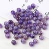 Novo 8mm Furo Imitação Contas de Mármore Azul e Branco Porcelana Ágata Beads DIY Pulseira Frisada Material