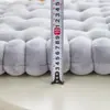 Nuevo Cojín de Galleta de Terciopelo de Leche de Color Puro Cojín de Suelo para Sala de Estar Sofá Macarrón Cojín para Ventana de Mirador Cojín Suave Cojín para Asiento