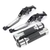 Adequado para 08-21 Hayabusa/Gsxr1300 Alavanca de Freio e Embreagem Dobrável Modificada Manopla de Freio de Mão Manga de Borracha