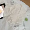 Pantaletas acanaladas suaves y texturizadas de estilo japonés para mujer, de cintura media con ribete de encaje, hipoalergénicas y cómodas, calzones de algodón 10A con entrepierna extendida