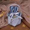 Bolsa de Dulces de Terciopelo para Boda, Caja Creativa de Cuero de Alta Gama para Dulces de Boda, Bolsa de Tela, Caja de Regalo para Acompañamiento de Boda, Bolsa de Regalo