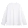 Camiseta Masculina Branca de Manga Longa 64% Fibra de Liocel, Estilo Primavera e Outono, Top Masculino de Outono 2026, Fina e Moderna