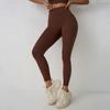 Pantalones de Yoga sin Costuras de Cintura Alta de Secado Rápido para Mujer Venta al por Mayor Pantalones de Fitness Ropa de Gimnasio Pantalones de Cintura Alta