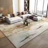 Alfombra de sala de estar de lujo ligero avanzado moderna minimalista sofá mesa de centro manta cojín de lana corta dormitorio tamaño grande felpudo resistente a las manchas
