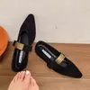 Zapatos Mary Jane Nuevos de Punta para Mujer, Temporada Primavera y Otoño 2026, con Tacón Oculto, Zapatos Individuales Estilo Francés Poco Profundos con Estampado de Leopardo para Mujer