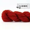 Fio Acrílico Jiangnan Puro Médio Espesso Lã Fio Acrílico Artesanal Crochê Chinelos Almofada Chapéu Super Macio 48g