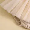 Vestido de Malla Dulce sin Mangas de Verano para Niña con Estampado de Letras "Hija de Papá", Conjunto de Vestido tipo Mameluco de Dos Piezas