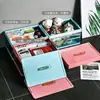 Caja de Almacenamiento Plegable Transparente para Coche Caja de Almacenamiento para Maletero Caja Multifuncional para Artículos Varios del Hogar y del Coche