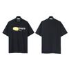 Atacado transfronteiriço Camiseta Palm Angels edição limitada da cidade com estampa de grafite, camiseta de algodão de manga curta para homens e mulheres