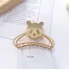 Pinza de Metal Grande Estilo de Alta Gama Pinza de Tiburón para Moño Accesorios para el Cabello Pinza de Cabello Versátil con Temperamento Estilo Coreano Accesorios para el Cabello de Celebridad de Internet Pinza de Garra