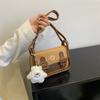 Bolsos Pequeños para Mujer Este Año, Nuevo Bolso Cruzado de Hombro Único de Color Contrastante, Bolso Cambridge Británico Casual y Versátil, Moderno y Versátil