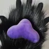 Estilo kig garra de bestia ajustadas garra guantes peludos producto terminado multicolor incluyendo guantes finos ribete cos lindo