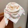 Pañuelo Triangular para Cabeza de Niña Bufanda de Cuello para Niña 2025 Nuevo Estilo Bufanda Cálida a Prueba de Viento para Bebé Pañuelo de Seda