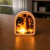 Porta-Retrato Acrílico Personalizado Luz Noturna Personagem de Desenho Animado Animal de Estimação Lembrança Lâmpada de Cabeceira Ornamento de Mesa Presente para Estudante