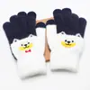 Guantes Cálidos Estilo Coreano para Invierno, Engrosados para Ciclismo, Separados por Dedos, a Prueba de Frío, Felpa de Cristal de Terciopelo para Pantalla Táctil, Lindos para Mujer Estilo Nuevo