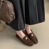 Zapatos de vestir casuales de alta gama para mujer, nuevos para primavera y otoño 2026, zapatos para conducir, mocasines planos casuales