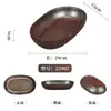 Taishun Melamina Serie Montaña Salvaje Montaña Lenta Mismo Estilo Vajilla Plato de Carne Plato de Brotes de Bambú Plato de Tres Crujientes de Verduras Salvajes