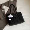 Estilo Coreano Estilo Academia Bolsa de Gran Capacidad para Mujer Bolsa de Mujer 2025 Nueva Bolso Tote Retro de Moda Bolso Sencillo para el Trabajo