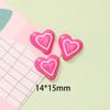 Doce garota cool amor estrela de cinco pontas acessórios de resina alto senso estilo ins acessórios rosa choque acessórios clipe de cabelo