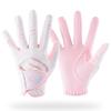 Guantes de golf para niños TTYGJ, guantes de partículas de silicona de cuero PU para niños y niñas, un par de guantes