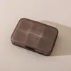 Caja de Medicina Pequeña Portátil al por Mayor, Caja de Medicina Portátil de Doble Capa, Plegable, Sellada y a Prueba de Humedad, Pastillero de Viaje de 10 Compartimentos en Stock