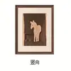 Pintura decorativa para sala de estar estilo medieval, pintura para pared de fondo de sofá minimalista italiano, pintura colgante abstracta retro americana y francesa para comedor