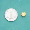 Prata Esterlina S925 Banhada a Ouro Dupla Face Desenho Animado Gatinho Fofo Contas Espaçadoras Acessórios Hello Kitty Pulseira de Cristal DIY