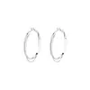 Pendientes de Aro Doble 2026 con Agujas de Plata 999, Pendientes de Aro Grandes de Alta Gama y Elegantes, Estilo Popular