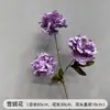 Flores Artificiales Moradas de Boda Elegante Boda Compromiso Banquete Montaje Techo del Salón de Bodas Decoración de Flores Artificiales Escenario Flores Guía de Camino