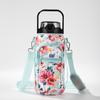 Funda para botella de agua de gran capacidad 2000 ml funda para botella de agua de galón correa diagonal funda para vaso de agua deportivo funda protectora para vaso de agua grande
