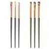 3 Brochas para Sombra de Ojos Portátil Universal Celebridad de Internet Explosivo Delineador de Ojos Cepillo para Gusano de Seda Dormilón Juego de Brochas de Maquillaje Herramientas de Maquillaje Brocha para Ojos