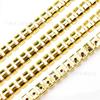 Corrente de diamante de metal dourado, corrente de strass versátil, sapatos, bolsas, colares, roupas, corrente decorativa feita à mão, acessórios de joias