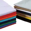 Lona de poliéster-algodón en stock, lona teñida en hilo de 12 oz para bolsas de mano y equipaje, lona negra natural y blanqueada semiblanca