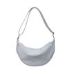 Bolso informal de PU suave para mujer, nuevo estilo coreano 2024, muy sencillo, tipo bandolera, bolso de hombro, bolso de sillín a la moda y combinable.
