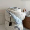 Colcha estilo coreano CELING con un lado de algodón tejido ultrasuave y el otro lado de fibra de frijol calmante, apta para camas individuales o dobles, lavable a máquina, para uso en primavera, otoño e invierno