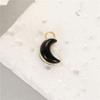 Color preservando oro de 14K gota color aceite concha amor luna estrella lindo pony colgante DIY accesorios de joyería hechos a mano