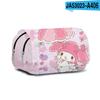 Estuche para Lápices Plegable de Gran Capacidad de Doble Capa con Estampado Perimetral Nuevo Sanrio Meruti Estuche de Papelería para Niños