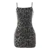 Moda Femenina Sexy de Chicas Calientes con Lentejuelas y Estampado de Leopardo, Shorts Sexy de Cintura Baja para Mujer, Novedad Otoño e Invierno 2025 Transfronterizos Europeos y Americanos