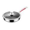 Sartén de Acero Inoxidable 316L de Doble Cara con Panal Antiadherente para el Hogar, Olla para Huevo Frito, Bistec Frito, Sartén sin Recubrimiento