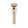 Desagüe personalizado Anma de acero inoxidable para lavabo de baño, desagüe de rebote, tubería de desagüe para lavabo, núcleo de rebote